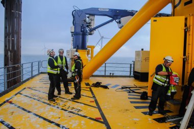 Rüzgar Park offshore enerji İnşaat