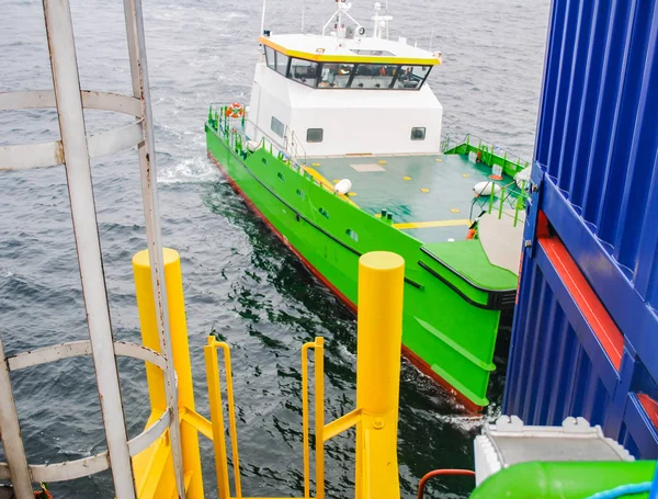 Wind Park Offshore Energy Construction — Stock Photo, Image