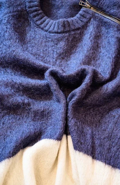 Mohair Sweater Серцева Форма Фону Композиції — стокове фото
