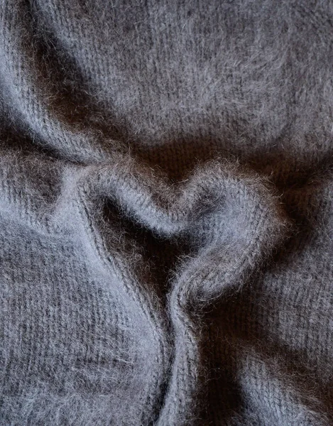 Angora Sweater Forme Coeur Pour Fond Une Composition — Photo