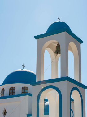 Yunanistan 'daki mavi beyaz kilise