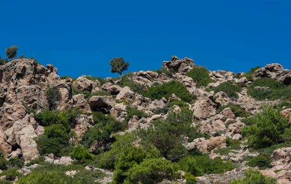 Montañas Interior Isla Kos Grecia — Foto de Stock