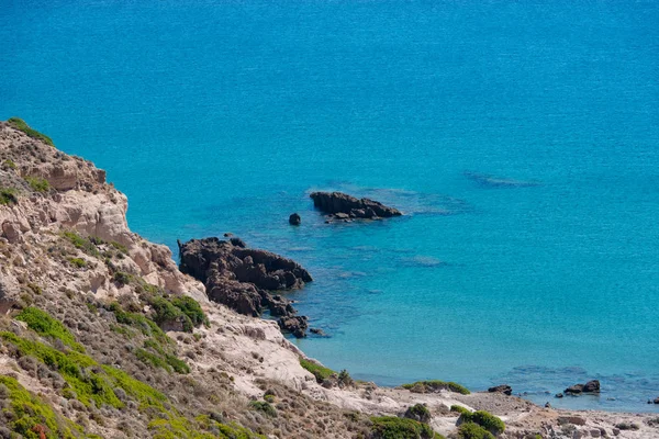 Средиземноморский Прибрежный Пейзаж Юге Острова Кос Греция — стоковое фото