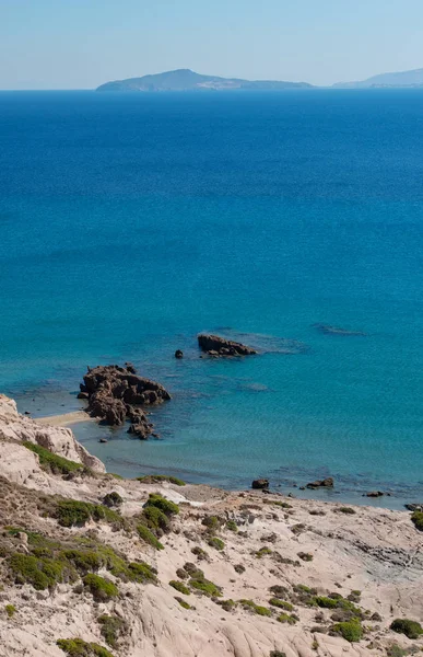 Paysage Côtier Méditerranéen Sud Île Kos Grèce — Photo