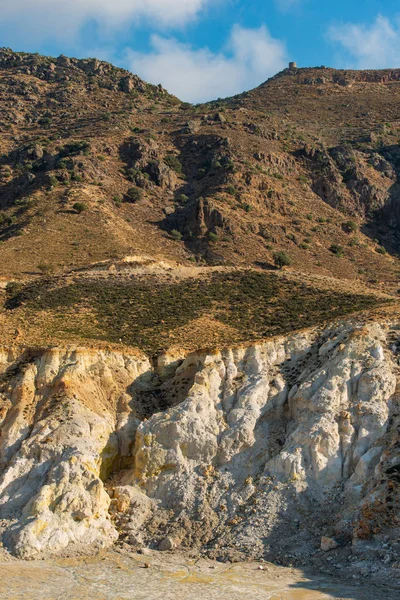 Cráter Volcánico Stefanos Valle Lakki Isla Nisyros Grecia — Foto de Stock