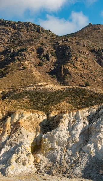 Cráter Volcánico Stefanos Valle Lakki Isla Nisyros Grecia — Foto de Stock