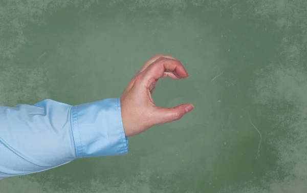 Women Hand Shows Gesture Sign Language — Stock Photo, Image