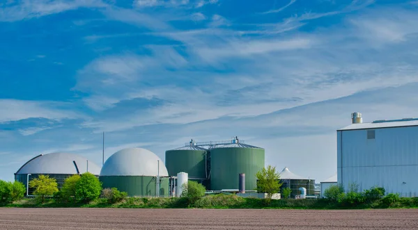 Planta Biogás Para Generación Energía Energía —  Fotos de Stock