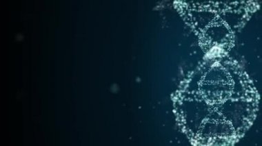 Soyut olarak izole edilmiş mavi pleksus DNA molekülü araştırma altında geri dönüyor.