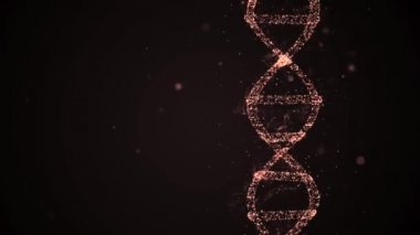 DNA adli tıp araştırması. DNA sarmalının 3 boyutlu animasyonu suç soruşturmasında temel araç olarak kullanılıyor..