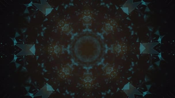 Colonie abstraite de bactéries et de moisissures poussant sur fond sombre .