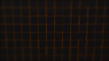 Abstract 3d render rotating cubes modern animation background on seamless loop.