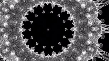 Siyah arkaplan üzerinde yüksek hız uyarı hasarı üzerine soyut dijital arıza sanat beyaz desen.