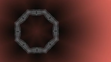 Bulanık kırmızı renk tarzında dairesel psikodelik hareketlerde hareket grafikleri arkaplanı.