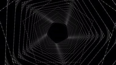 Siyah fırında beyaz yörüngeler.