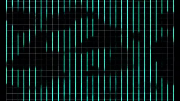 Rapprochement d'une grille produisant de la lumière au néon sur le backgroud noir .