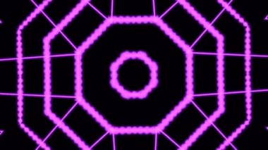 Parlak neon ızgaranın yakını.