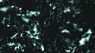 Koyu arkaplanda parlak mavi çizgi segmentlerinin takımyıldızı.