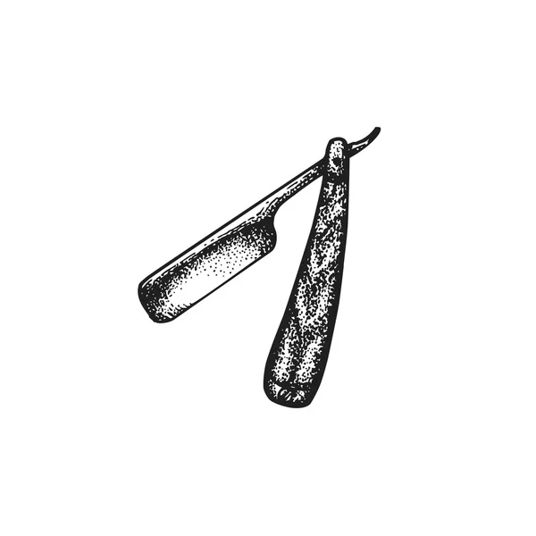 Vector hand drawn razor illustratio — Stock Vector