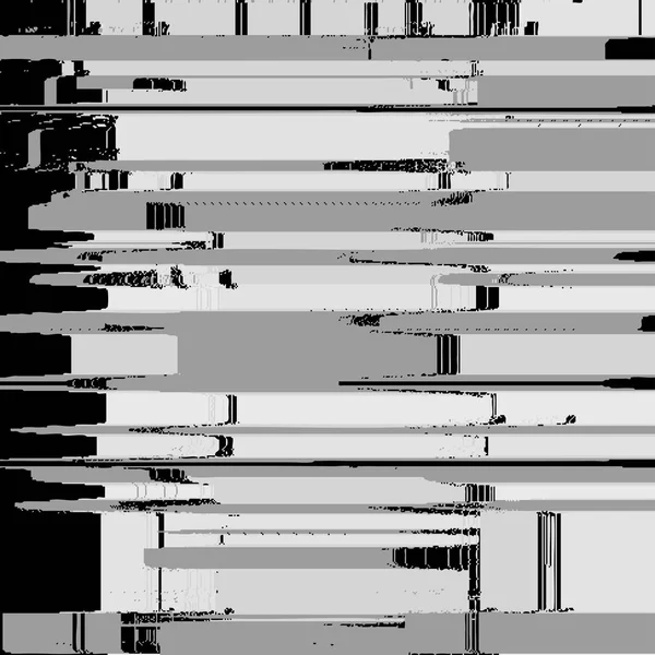 Vettore monocromatico glitch art sfondo — Vettoriale Stock