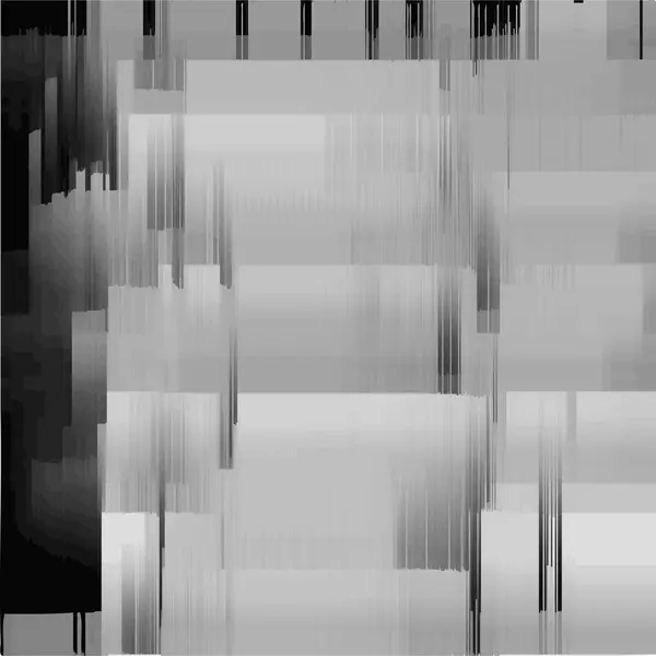 Vector monokrom glitch art bakgrund — Stock vektor