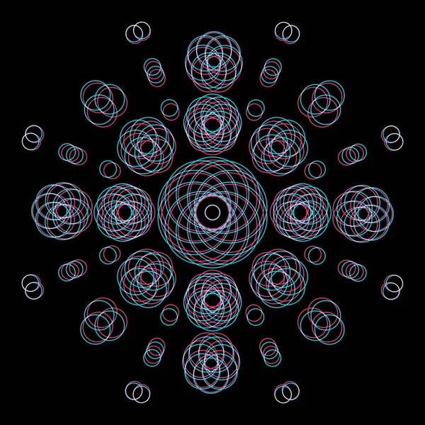 ベクトル抽象的な神聖幾何学装飾 — ストックベクタ