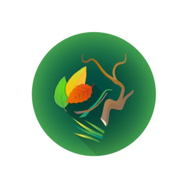 vektör yeşil kesme atık ICO