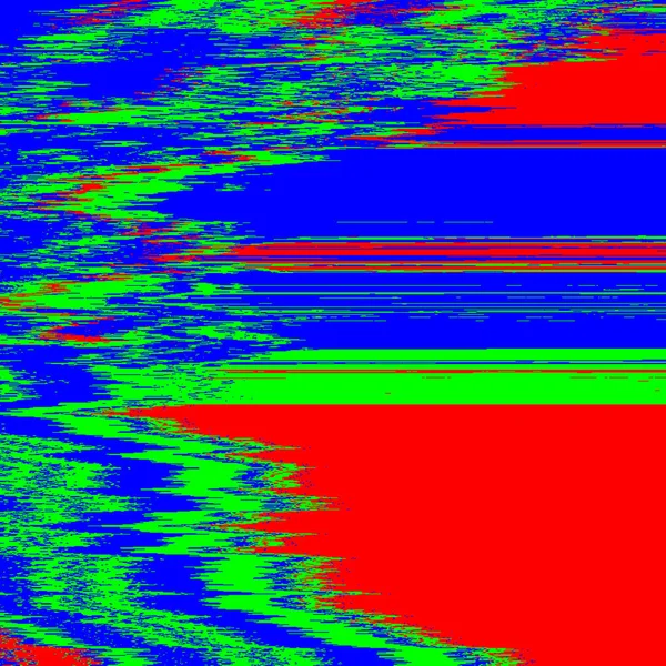 Brouillage vectoriel de la télévision glitc — Image vectorielle