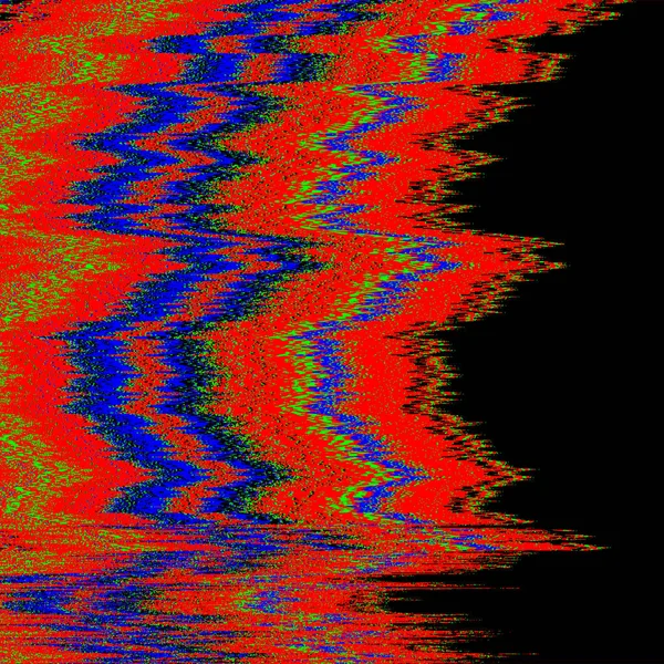 Brouillage vectoriel de la télévision glitc — Image vectorielle