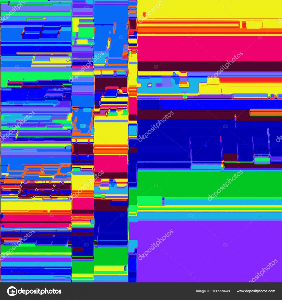 Glitch effect tv or computer screen freeze Vector Image