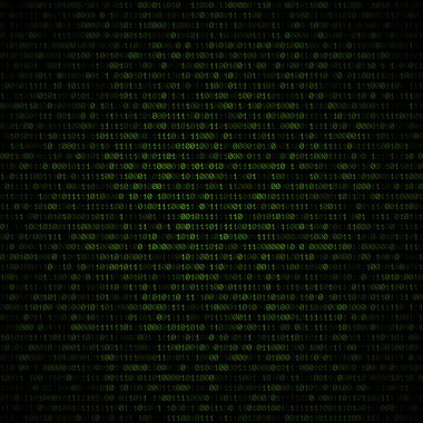 vektör ikili kod soyut adam