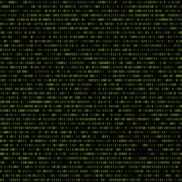 Code binaire abstrait sans couture patter — Image vectorielle