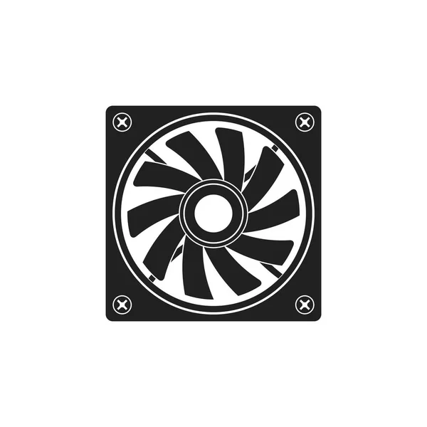 Vector computer air fan coole — Stock Vector