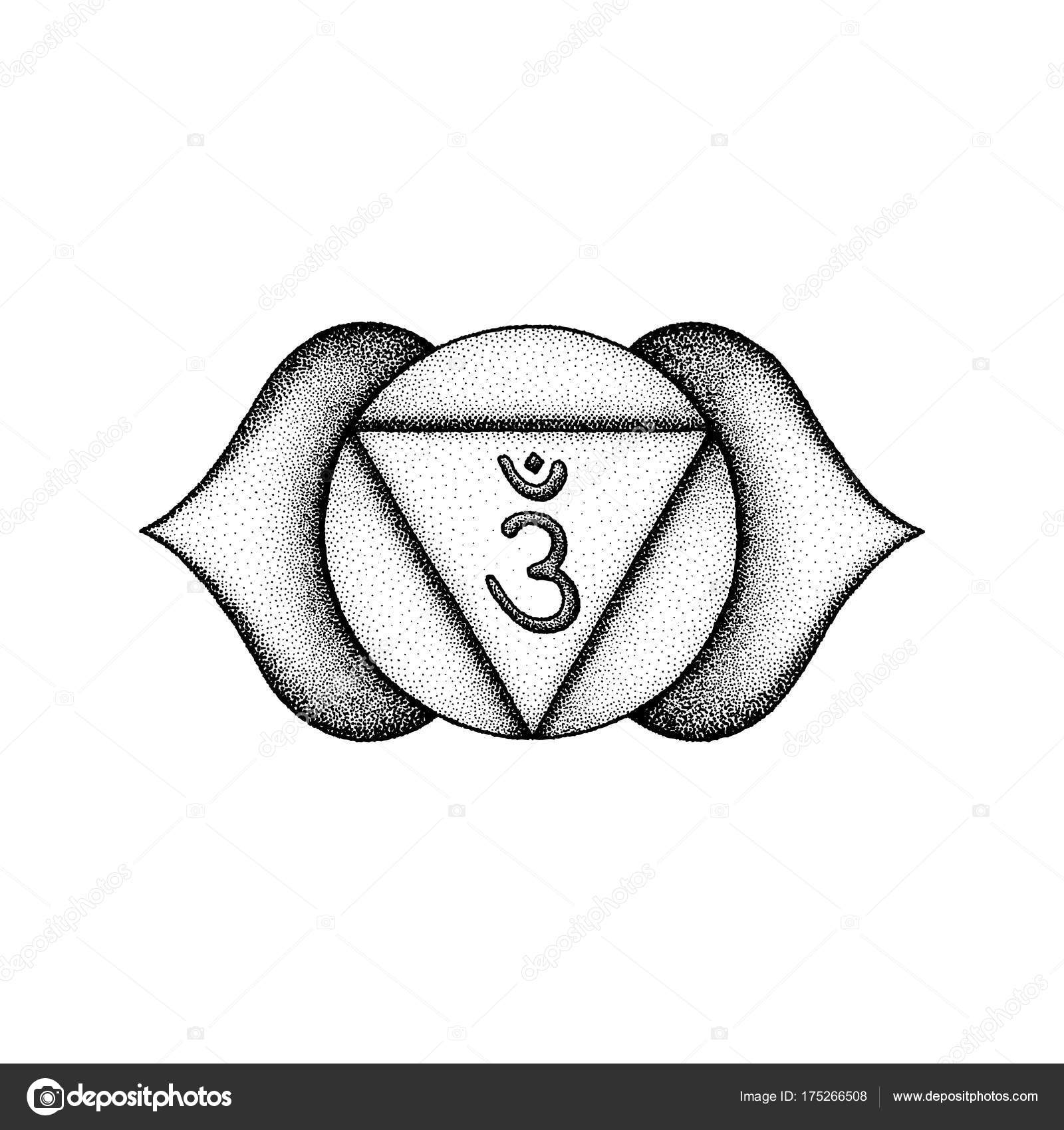 Hand drawn chakra Ajna illustratio Stock Vector Image by ©TRIKONA #175266508 Hand drawn chakra Ajna illustratio Stock Vector Image by ©TRIKONA #175266508