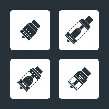 vector vaporizer atomizers types icon clipart