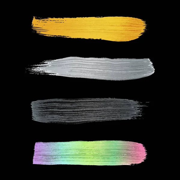 Hand drawn paint brush textur — Stock Vector