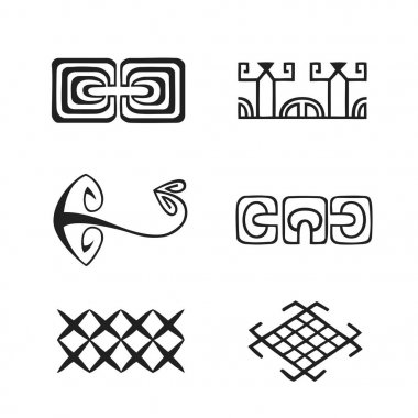 Polinezya dövme yerli ilkel ar