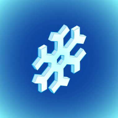 izometrik geometrik kar tanesi çizimi