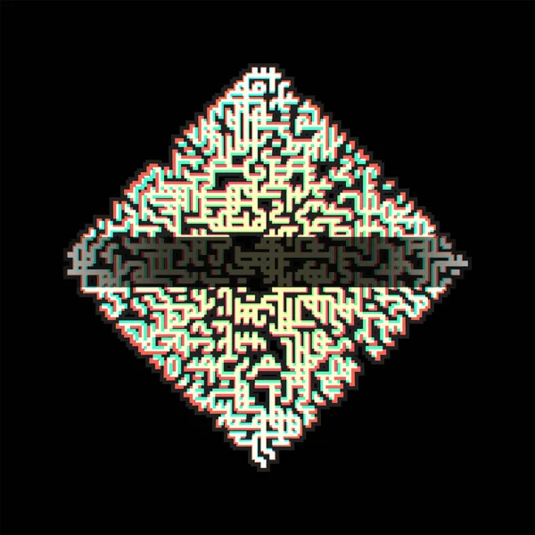 Διάνυσμα Ανάγλυφο Τετράγωνο Μοτίβο Επιφάνεια Αφηρημένη Διακόσμηση Μαύρο Backgroun — Διανυσματικό Αρχείο