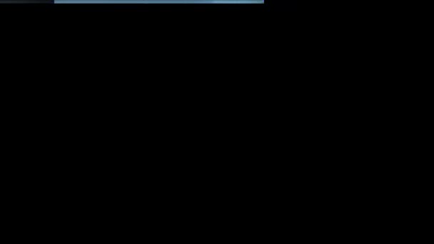 Глюк Шум Статического Телевидения Vfx Визуальные Видео Эффекты Полосы Фона — стоковое видео