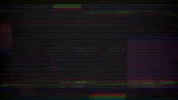Glitch bruit statique télévision VFX. Effets vidéo visuels rayures fond, écran de télévision bruit effet pépin 