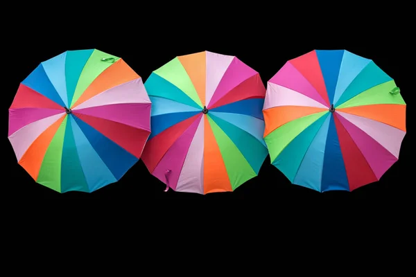 Colored umbrella background — Stock Photo, Image