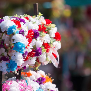 Yapay çiçek arka plan