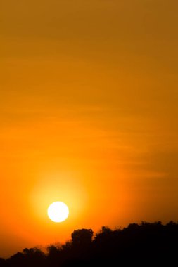 Güzel gün batımı arka plan mobil duvar kağıdı için