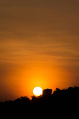 Güzel gün batımı arka plan mobil duvar kağıdı için