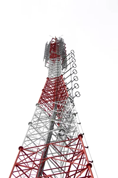 Digital Transmission Tower Sky Background — Stock Photo, Image