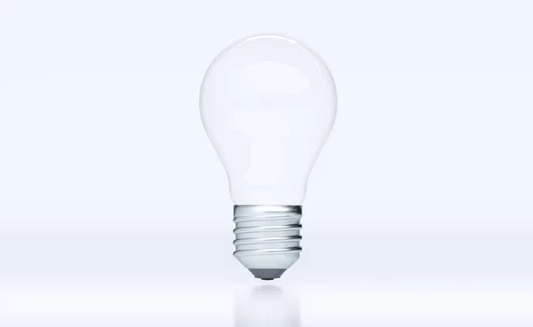 3D Rendering Of Realistic Classic Light Bulb On White Background — Stock Photo, Image