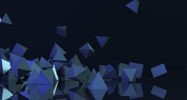 Soyut kaotik piramit arka plan