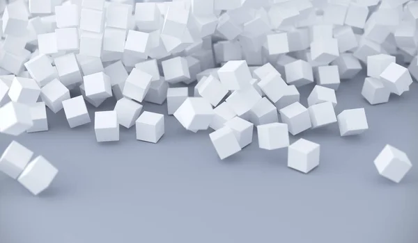 Pilha abstrata de cubos — Fotografia de Stock