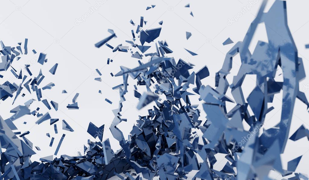 Abstract Cracked Surface Background